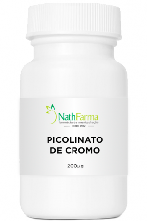 Picolinato de Cromo 200Mcg 60 Cápsulas | NathFarma