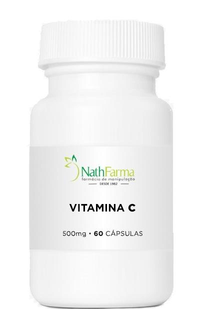 Vitamina C 60 Cápsulas 500 Mg Manipulada | NathFarma
