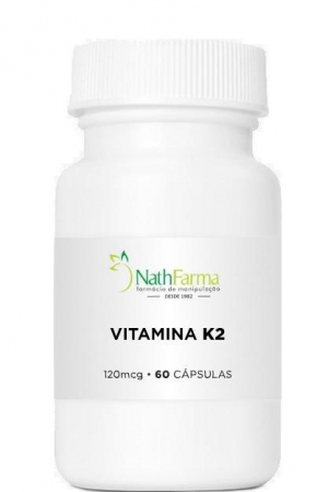 Vitamina K2 60 Cápsulas Fórmula Avançada | NathFarma
