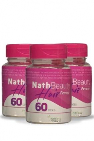 Kit Completo para 3 meses| Produto Para Crescer Cabelos | NathBeauty Hair Femme