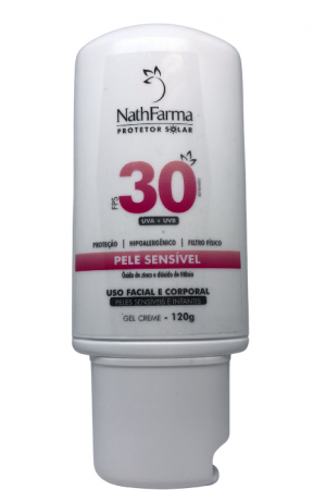 Protetor Solar para Pele sensível FPS30 | NathFarma